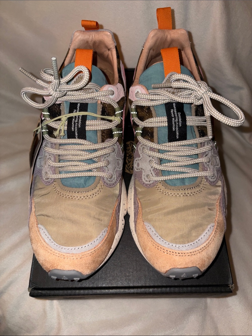 NWT Flower Mountain Yamano 3 Sneaker in Leopard- Light Mustard - Grey - Cipria - Picture 9 of 16